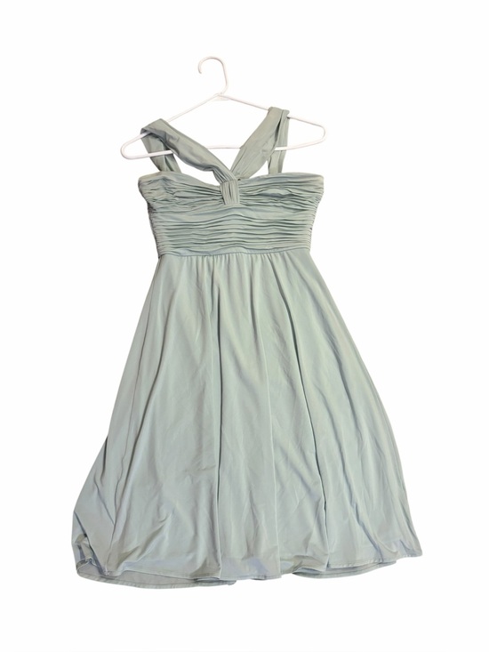 BCBGMaxAzria Dresses & Skirts - BCBGMAZAZRIA Mint Green Drape Dress Bridesmaid